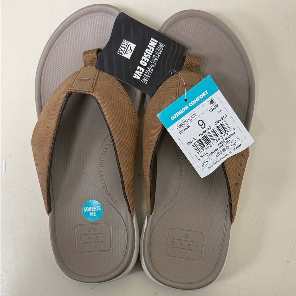 CUSHION‎ NORTE MEN'S SANDAL TAN